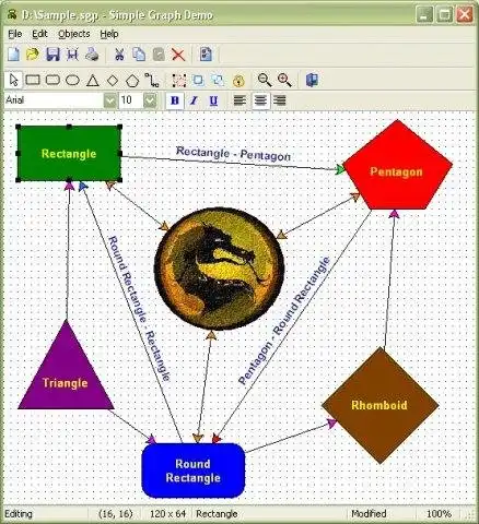 Mag-download ng web tool o web app ng canvas para sa pagguhit ng mga graph sa delphi