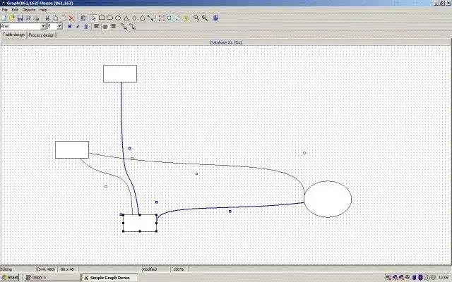 Unduh alat web atau aplikasi web kanvas untuk menggambar grafik di delphi