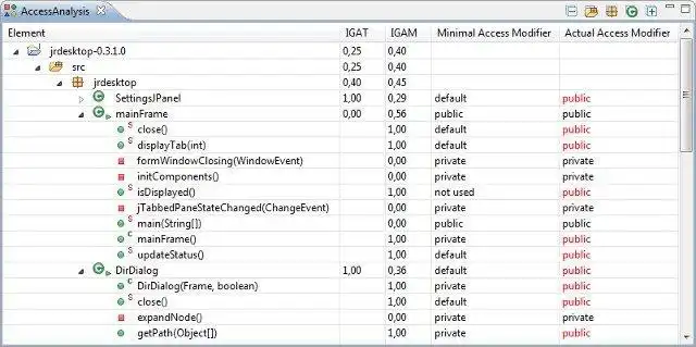 Загрузите веб-инструмент или веб-приложение AccessAnalysis