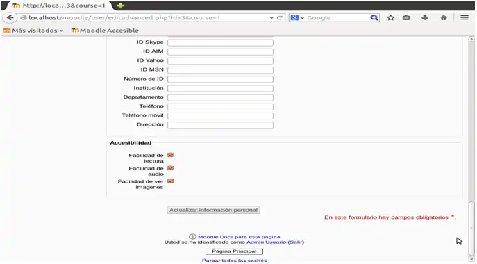 Завантажте веб-інструмент або веб-програму Accinf