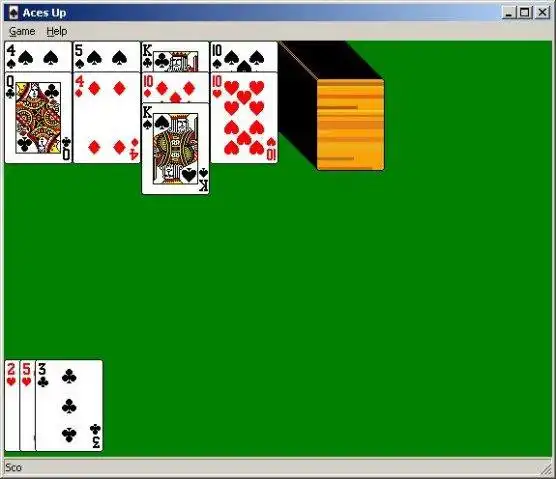 قم بتنزيل أداة الويب أو تطبيق الويب Aces Up Solitaire للتشغيل في Windows عبر الإنترنت عبر Linux عبر الإنترنت