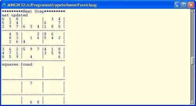 Download web tool or web app A C Language Sudoku Solver to run in Windows online over Linux online