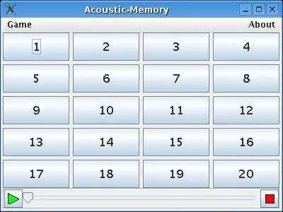 Linux'ta çevrimiçi çalıştırmak için web aracını veya web uygulamasını Acoustic-Memory'yi indirin