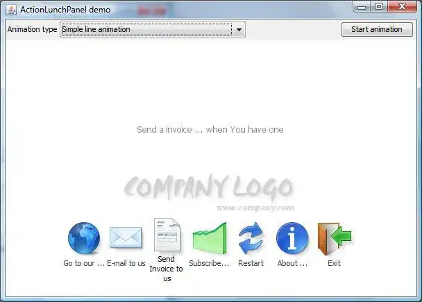 Download web tool or web app ActionLaunchPanel