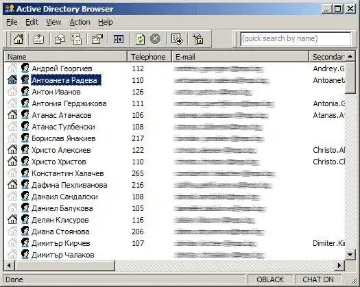 Tải xuống công cụ web hoặc ứng dụng web Trình duyệt Active Directory