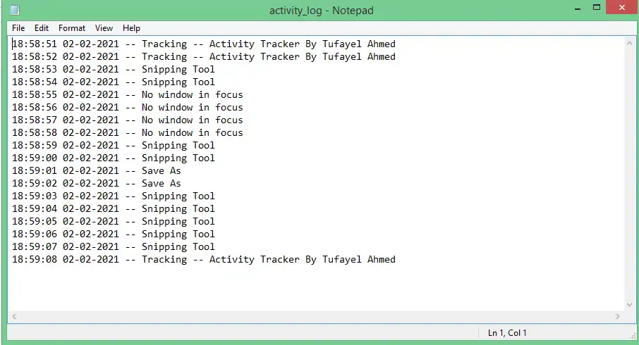 Download web tool or web app Activity Tracker