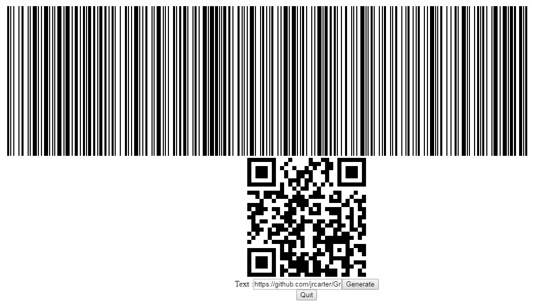 Download web tool or web app Ada Bar Codes