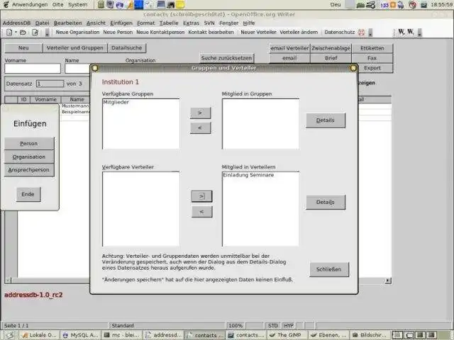 Download web tool or web app adamo: address database with openoffice