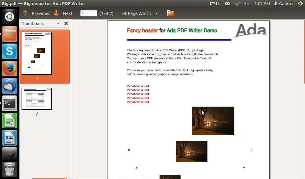 Download web tool or web app Ada PDF Writer