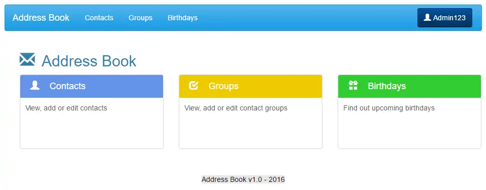 Baixe a ferramenta ou aplicativo da web Address Book Express - Contact Manager