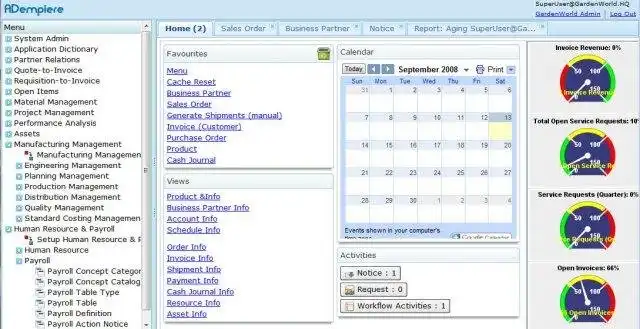 Mag-download ng web tool o web app ADempiere ERP Business Suite