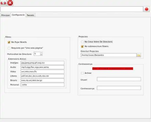 Télécharger l'outil Web ou l'application Web Adenochrome Wget Front-end