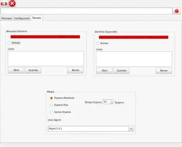 വെബ് ടൂൾ അല്ലെങ്കിൽ വെബ് ആപ്പ് Adenochrome Wget Front-end ഡൗൺലോഡ് ചെയ്യുക