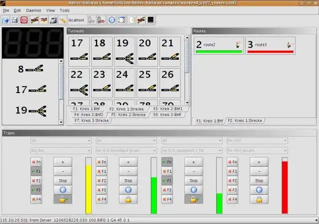 Download web tool or web app AdHoc-Railway to run in Windows online over Linux online