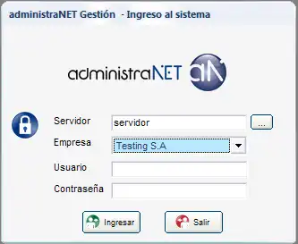 Muat turun alat web atau aplikasi web administraNET Gestión Percuma