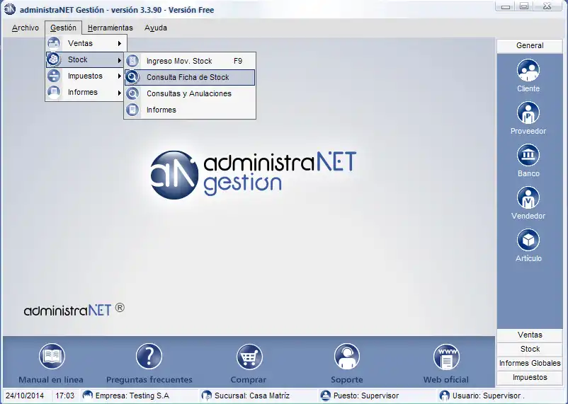 Download web tool or web app administraNET Gestión Free