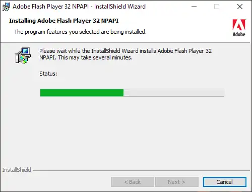 Download web tool or web app Adobe Flash MSI Installers