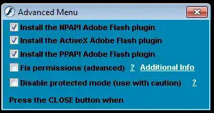 Muat turun alat web atau apl web Adobe Flash Updater