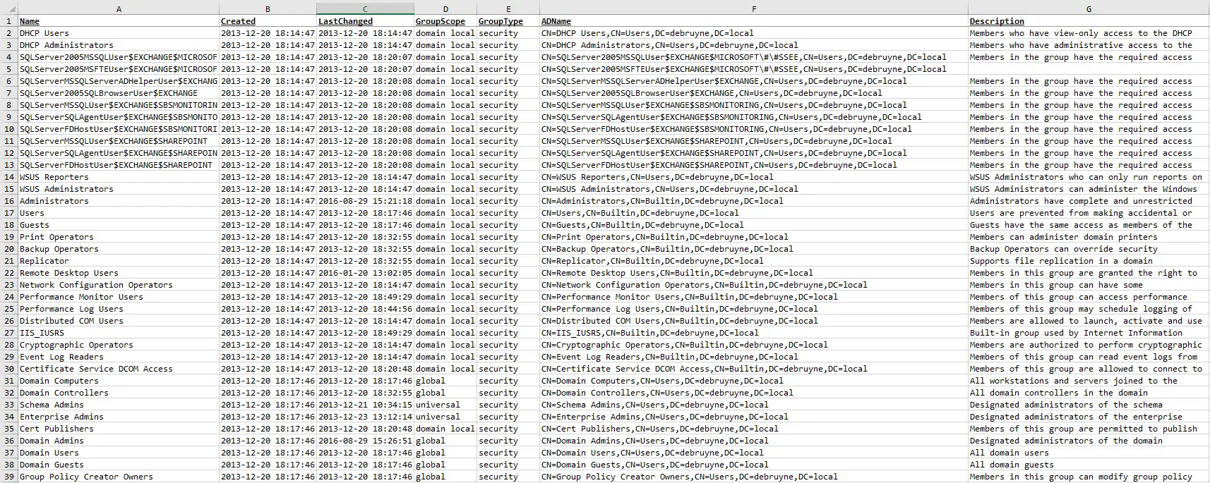 웹 도구 또는 웹 앱 ADReports 다운로드