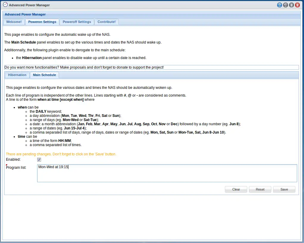 ดาวน์โหลดเครื่องมือเว็บหรือเว็บแอป Advanced Power Manager สำหรับ Synology NAS