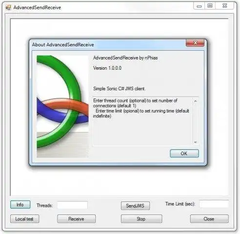 Download web tool or web app Advanced Send and Receive Sonic MQ C#