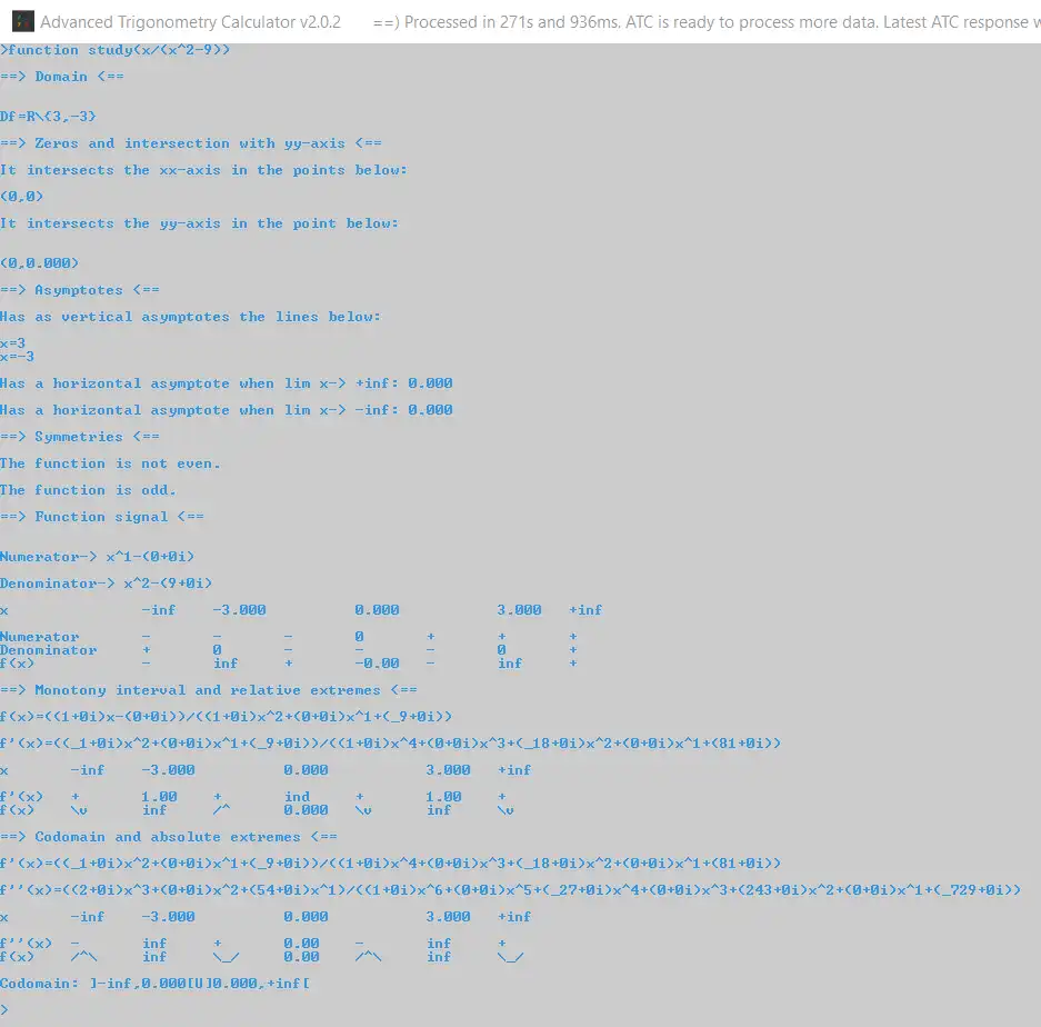 Download web tool or web app Advanced Trigonometry Calculator