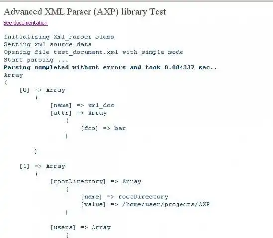 Mag-download ng web tool o web app na Advanced XML Parser (AXP) library