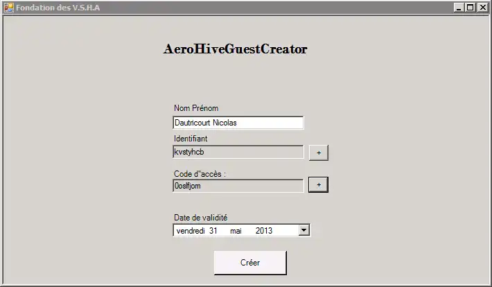 Download web tool or web app Aerohives Guest Creator