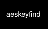 Run aeskeyfind in OnWorks free hosting provider over Ubuntu Online, Fedora Online, Windows online emulator or MAC OS online emulator