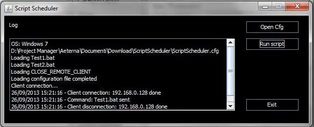 Download web tool or web app aeternaICT Script Scheduler