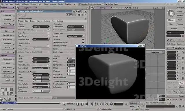 Download web tool or web app Affogato: XSI Rendering Translator