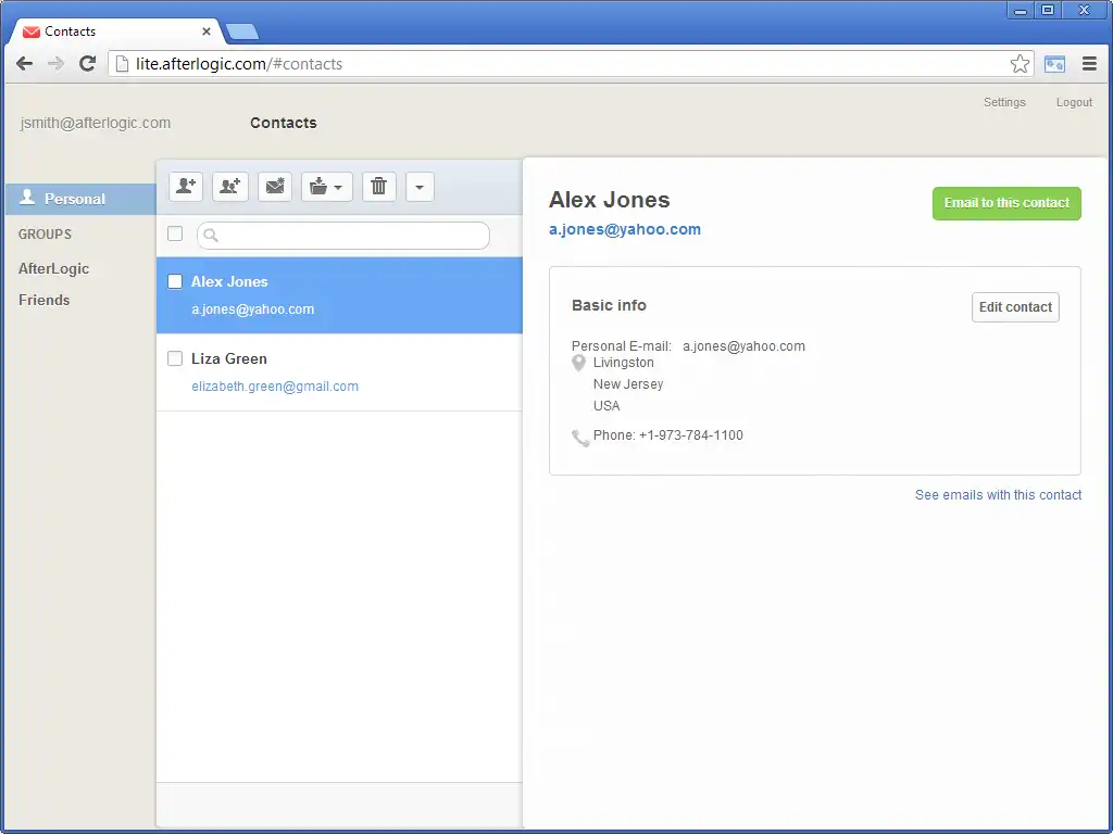 Scarica lo strumento web o l'app web AfterLogic WebMail Lite 7