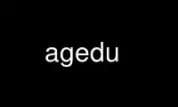 قم بتشغيل Ageu في مزود استضافة OnWorks المجاني عبر Ubuntu Online أو Fedora Online أو محاكي Windows عبر الإنترنت أو محاكي MAC OS عبر الإنترنت