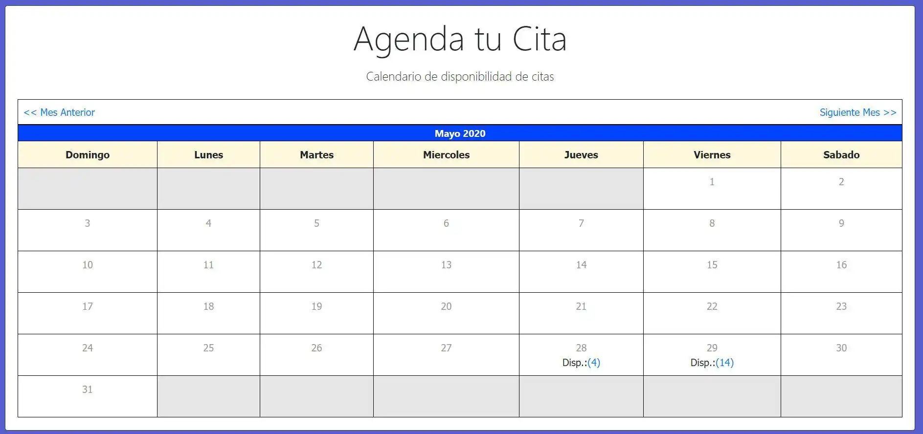 Unduh alat web atau aplikasi web Agenda y Reservacion de Citas