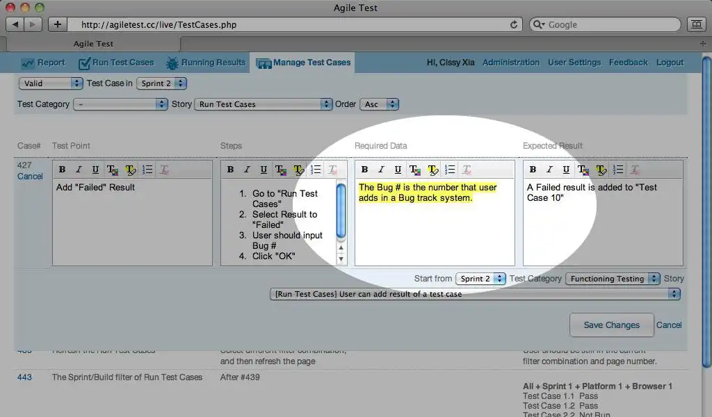 Download web tool or web app Agile Test