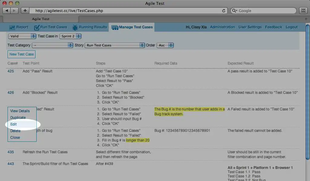 ดาวน์โหลดเครื่องมือเว็บหรือเว็บแอป Agile Test