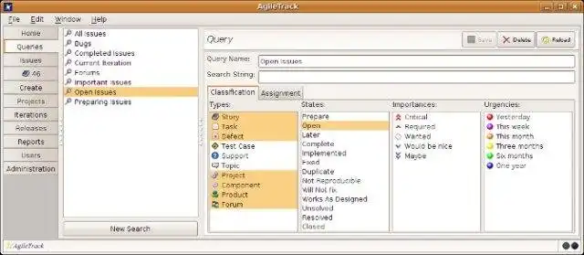 Download webtool of webapp AgileTrack