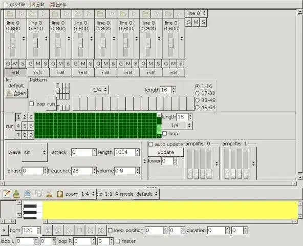 웹 도구 또는 웹 앱 AGS - 고급 Gtk+ 시퀀서 다운로드