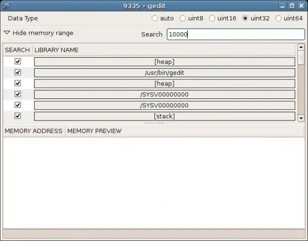 Download webtool of webapp een Gtk+ Game Cheater om online in Linux te draaien