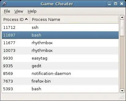 Descărcați instrumentul web sau aplicația web un Gtk+ Game Cheater pentru a rula online în Linux