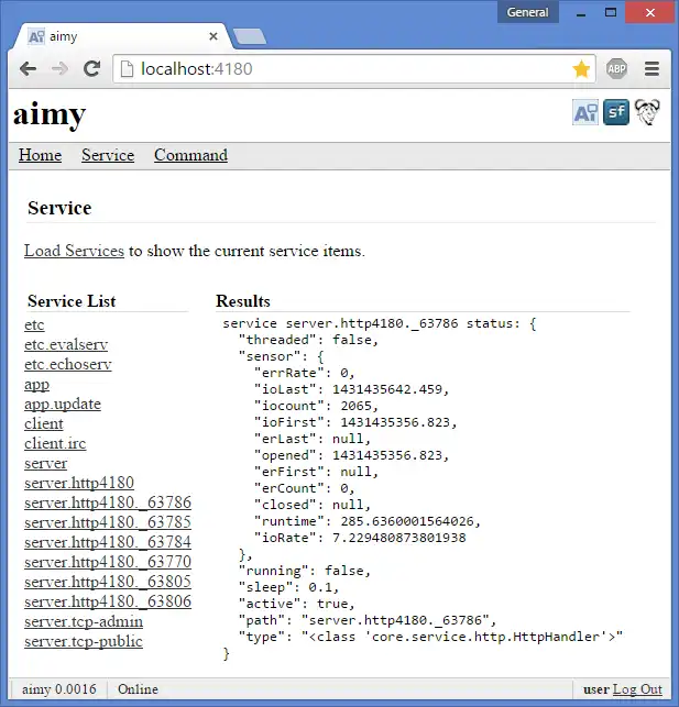Download web tool or web app aimy
