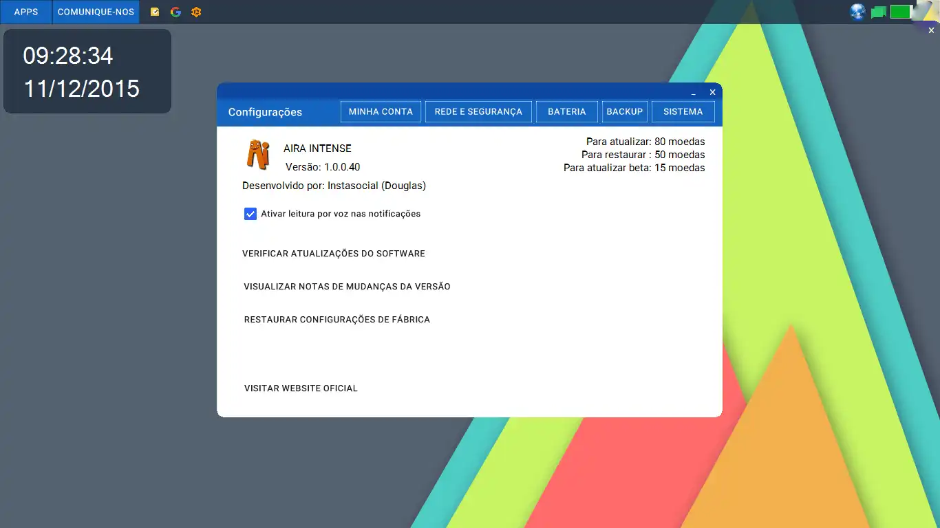 Download web tool or web app Aira Intense