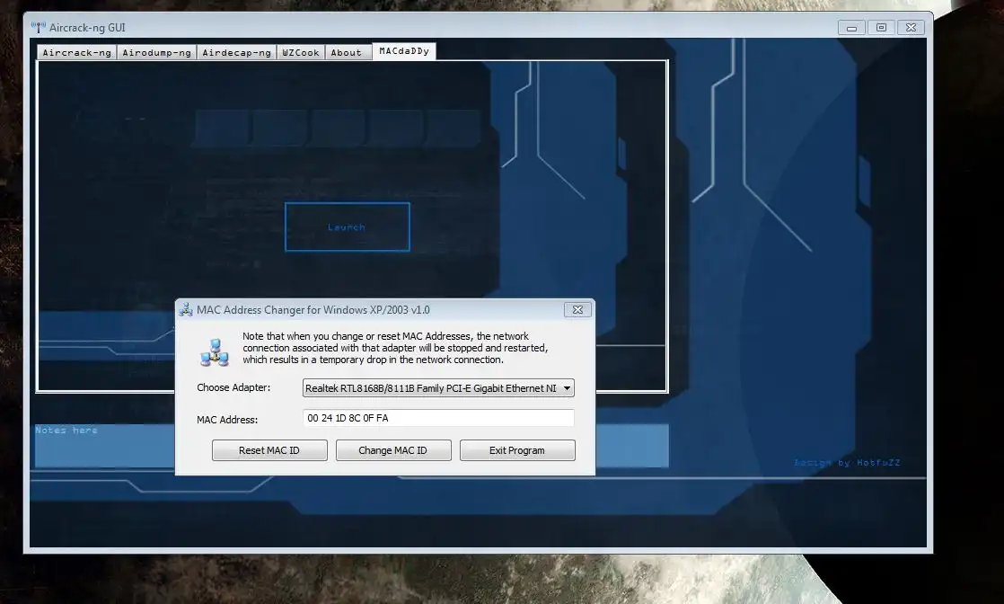 Scarica lo strumento web o l'app web Aircrack-ng Windows GUI