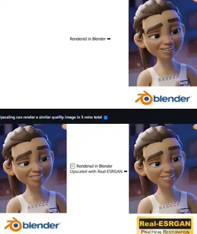 Descargue la herramienta web o la aplicación web AI Upscaler para Blender