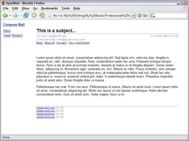 Mag-download ng web tool o web app na AjaxMail