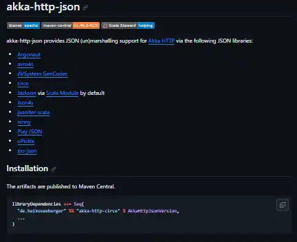 Download web tool or web app akka-http-json