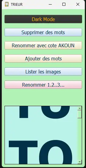 Download web tool or web app AKOUN trieur