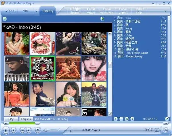 Scarica lo strumento web o l'app web Elenco album per Winamp