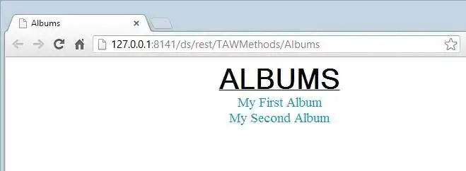 Muat turun alat web atau aplikasi web AlbumWebsite