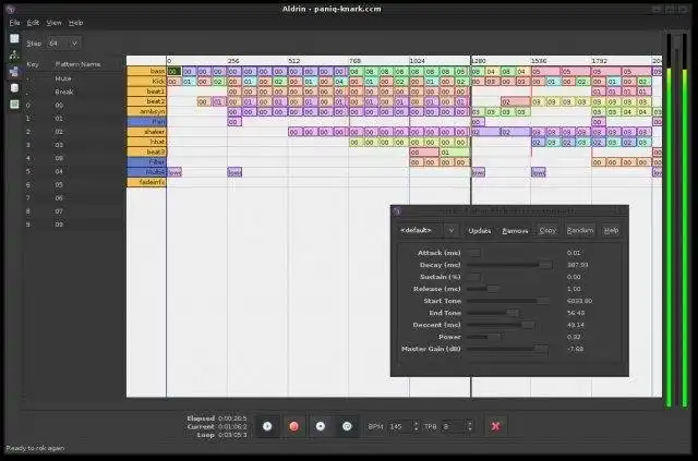 Завантажте веб-інструмент або веб-програму Aldrin Modular Sequencer